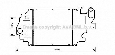 AVA QUALITY COOLING rta4320 -  Интеркулер